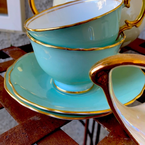 Vintage shabby chic tea set for 2 - Picture 3 of 8